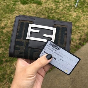 Authentic FENDi Zucca wallet